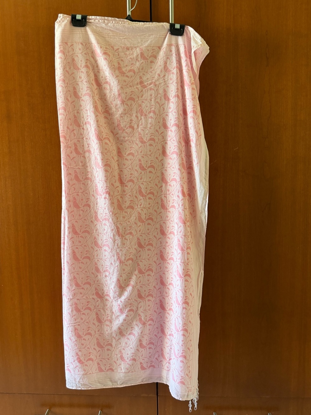 Vintage Calypso St. Barth Pareo Wrap Sarong in Pink - Pristine!